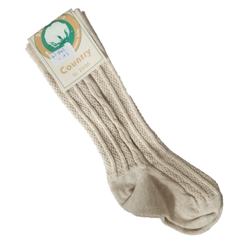 Kinder Country Socke mit Umschlag *lang*